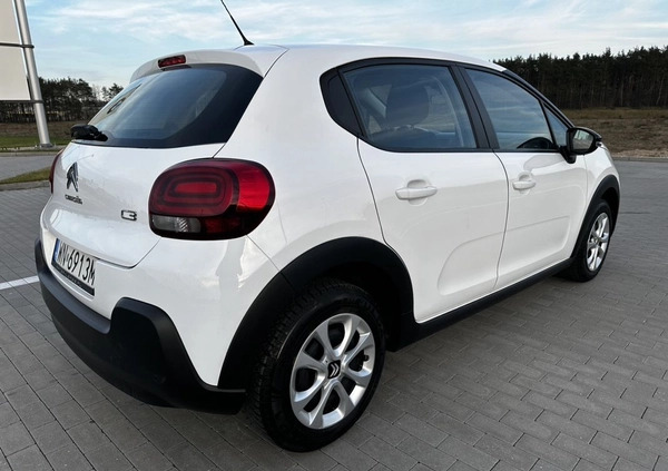 Citroen C3 cena 44000 przebieg: 89988, rok produkcji 2020 z Tyczyn małe 326